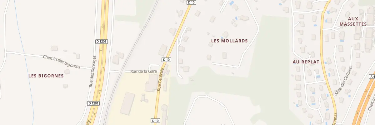 Plan du 38 Rue Centrale à Voglans