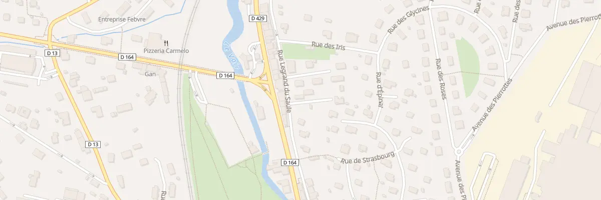 Plan du 248 Rue Legrand du Saule à Contrexéville