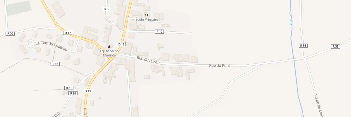 Plan du 167 Rue du Pont à Mandres-sur-Vair
