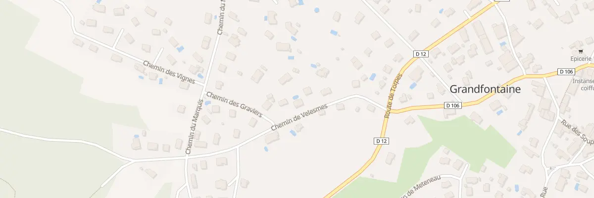 Plan du 8 Che de Velesmes à Grandfontaine
