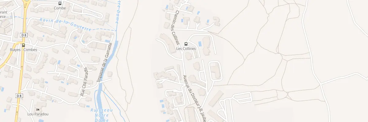 Plan du 7153 Les Hautes Plaines à Gréoux-les-Bains