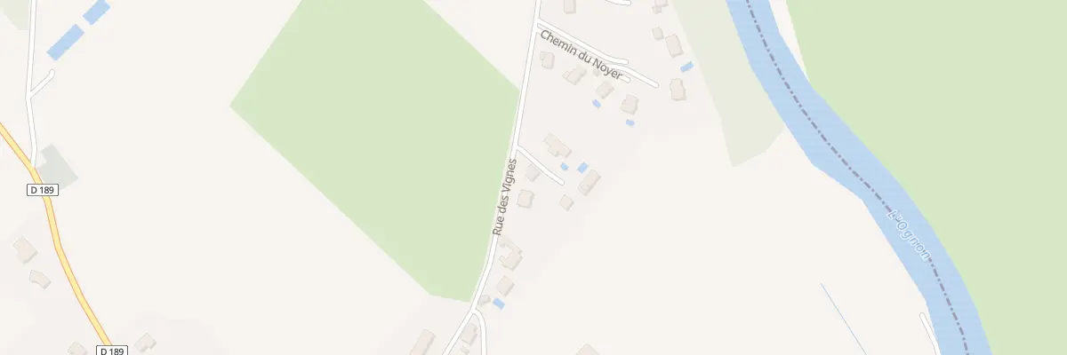Plan du 20 Rue des Vignes à Vregille