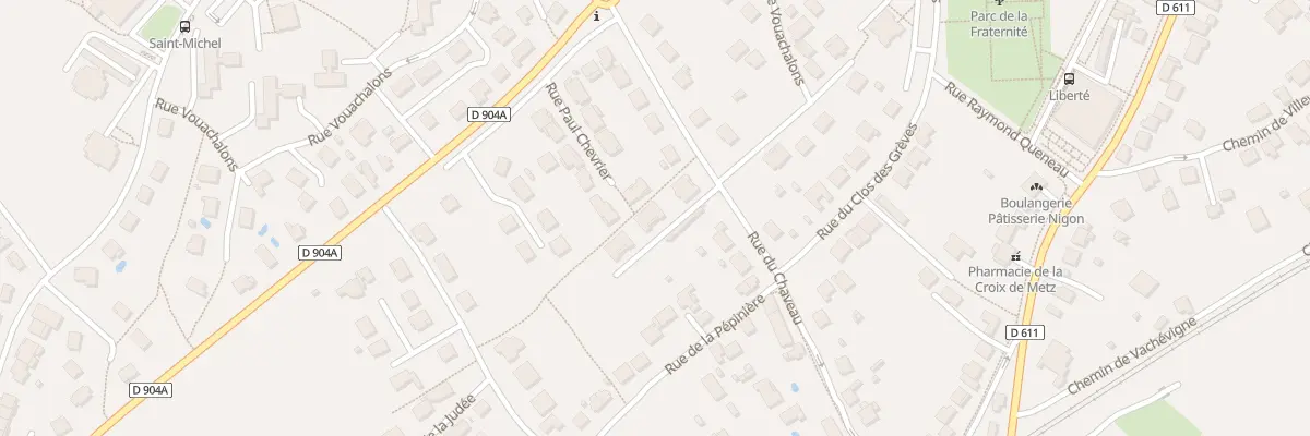 Plan du 25B Rue du Chaveau à Toul