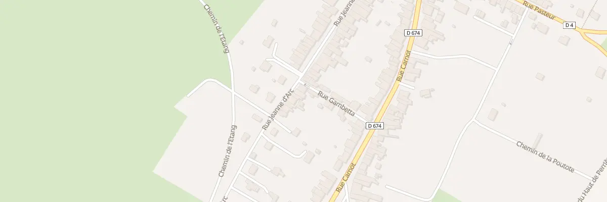 Plan du 53 Rue Jeanne d’Arc à Colombey-les-Belles