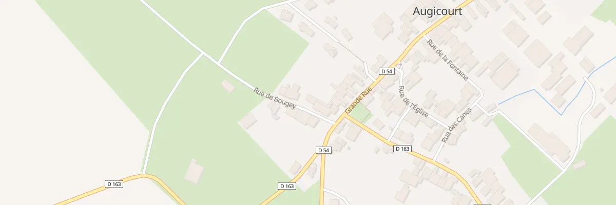 Plan du 1 Rue de Bougey à Augicourt