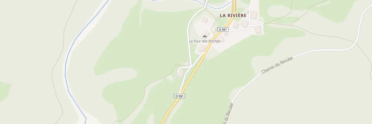 Plan du 109 Che du Vernay Dessous à Chézery-Forens