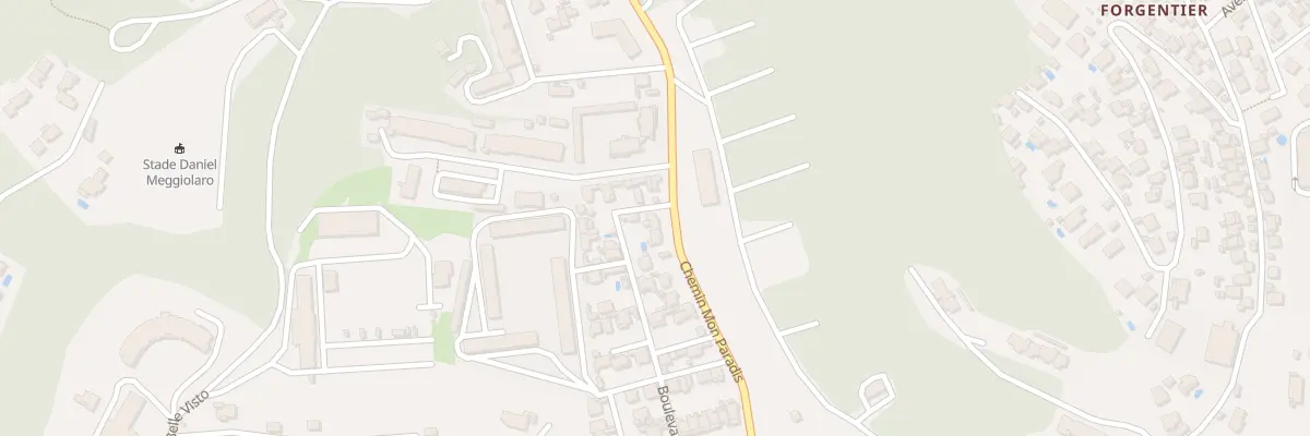 Plan du 381 Che Mon Paradis à Toulon