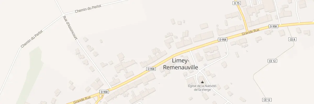 Plan du 29 Gr Grand’Rue à Limey-Remenauville