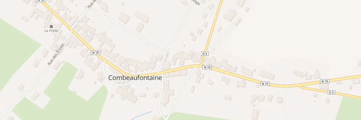 Plan du 63 Grande Rue à Combeaufontaine