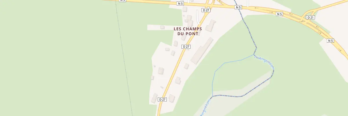 Plan du 5014 Pont de Gratteroche à Ardon