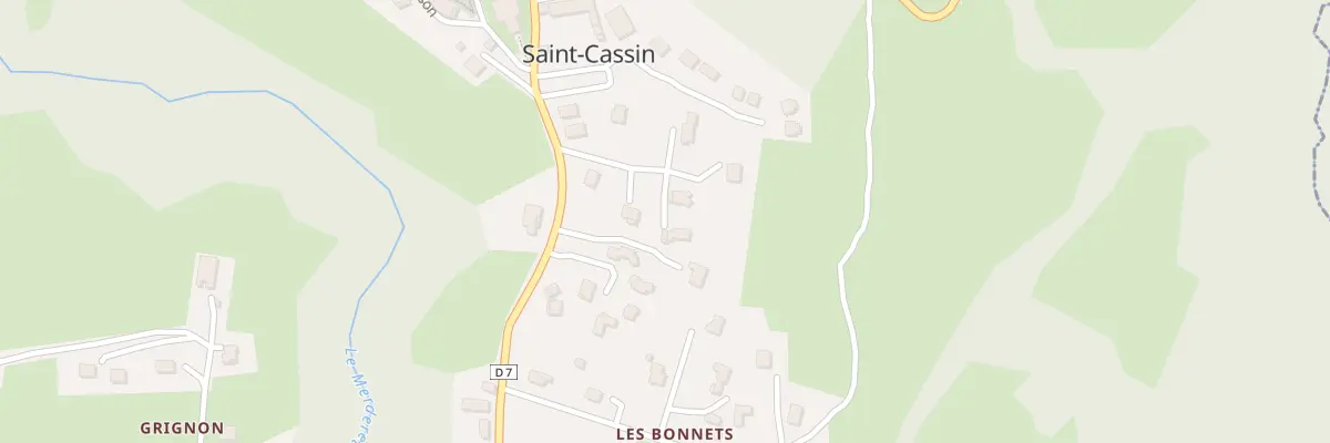 Plan du 80B Che des Orchidées à Saint-Cassin