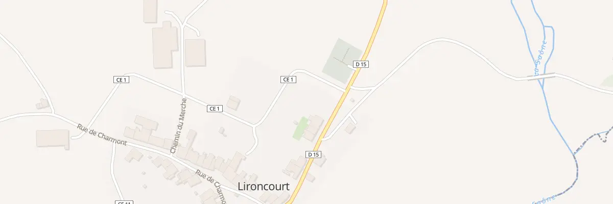 Plan du 4 Rue de la Mairie à Lironcourt