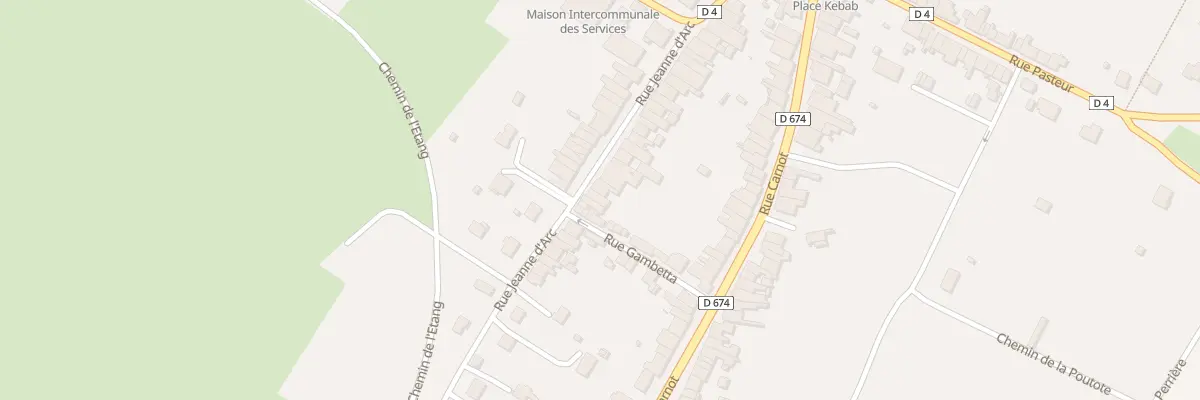 Plan du 41 Rue Jeanne d’Arc à Colombey-les-Belles