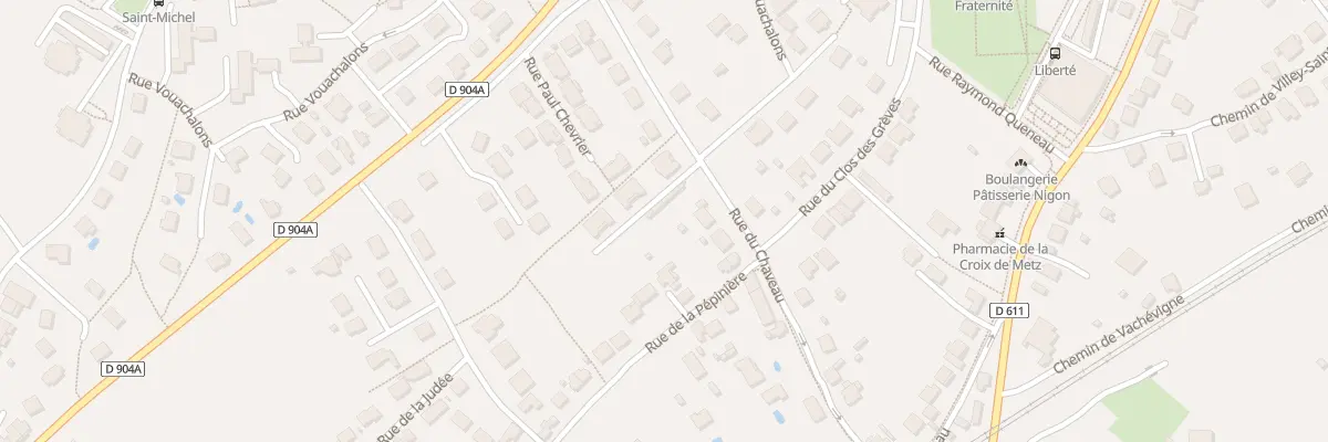 Plan du 23 Rue du Chaveau à Toul