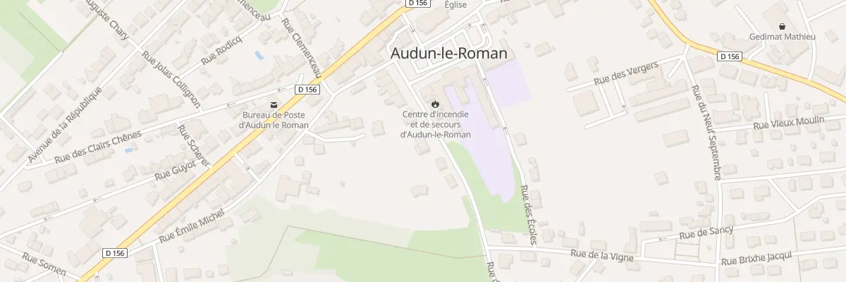 Plan du 10 Rue Fernand Toussaint à Audun-le-Roman