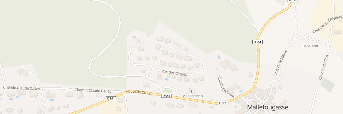 Plan du 5 Rue des Cedres à Mallefougasse-Augès