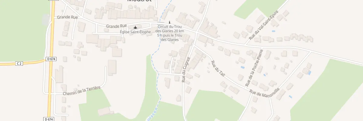 Plan du 80 Rue du Cugnot à Moutrot
