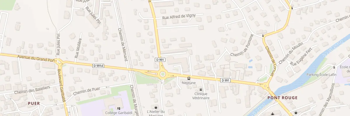 Plan du 186 Av du Grand Port à Aix-les-Bains