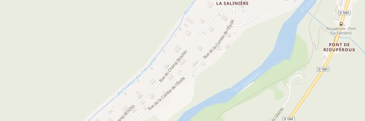 Plan du 5 Rue du Champ Brochin à Livet-et-Gavet