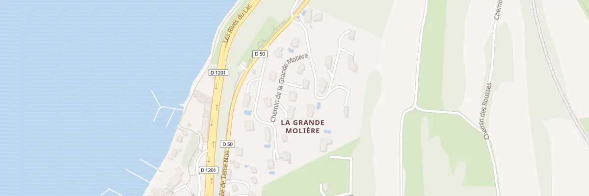 Plan du 89 Che de la Grande Molière à Viviers-du-Lac