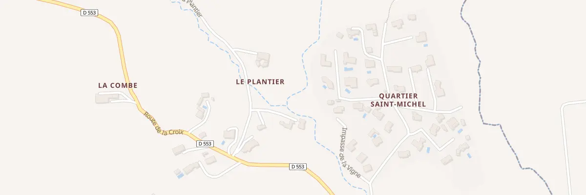 Plan du 116 Imp de la Vigne à Bevons