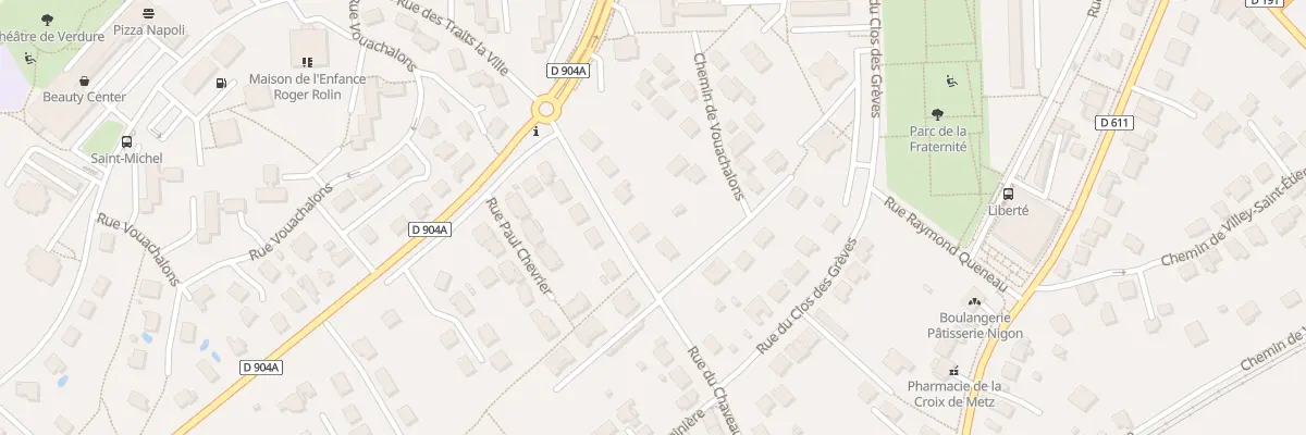 Plan du 34 Rue du Chaveau à Toul
