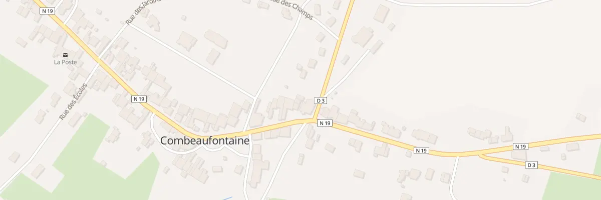 Plan du 67 Grande Rue à Combeaufontaine