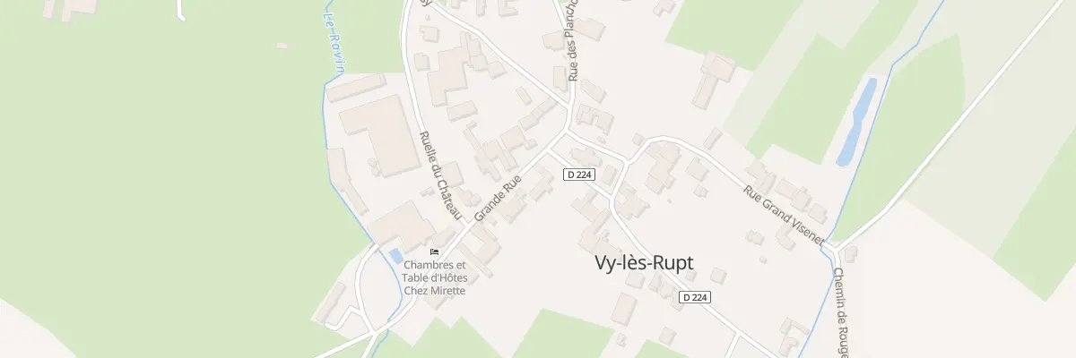 Plan du 2 Rue Grande Rue à Vy-lès-Rupt