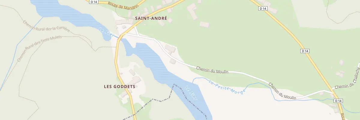 Plan du 143 Che du Moulin à Vallières-sur-Fier