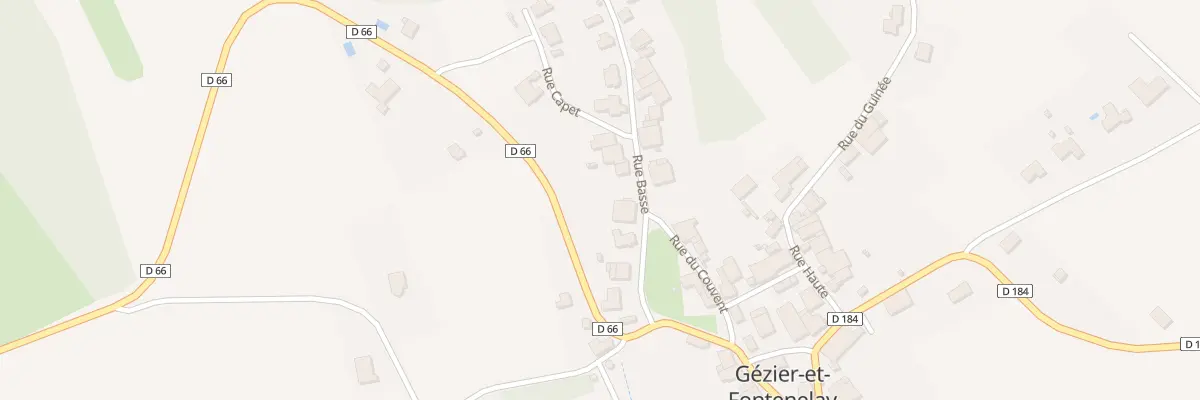 Plan du 7 Rue Basse à Gézier-et-Fontenelay
