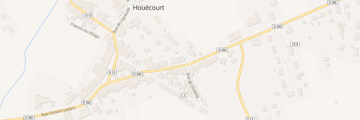 Plan du 441 Rue Division Leclerc à Houécourt