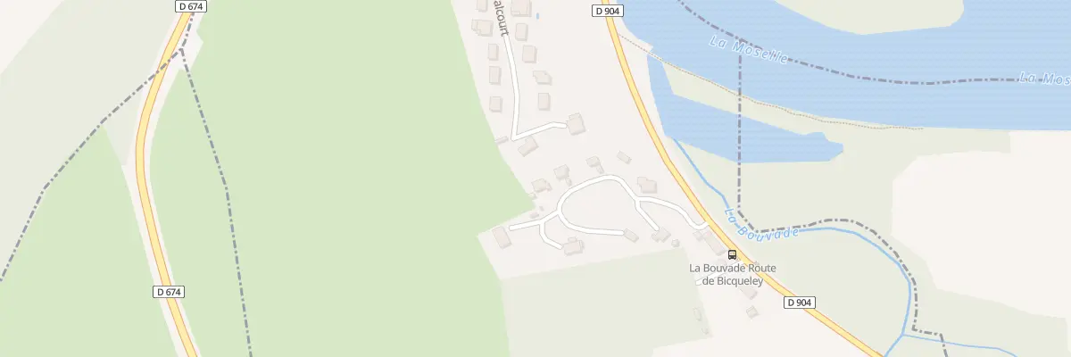 Plan du 7 Res La Bouvade à Bicqueley