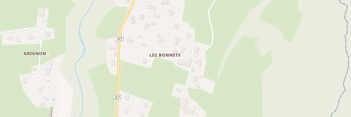Plan du 155 Che des Bonnets à Saint-Cassin