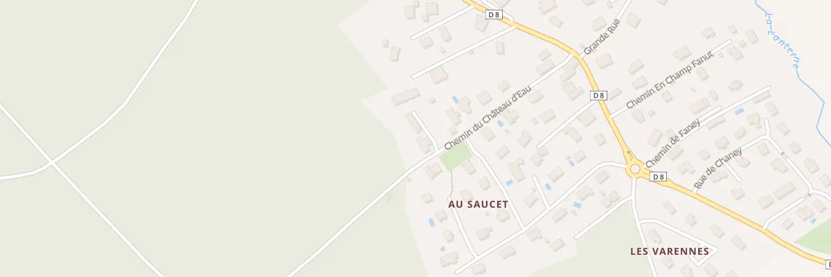 Plan du 14C Chem du Château d’Eau à Chaucenne