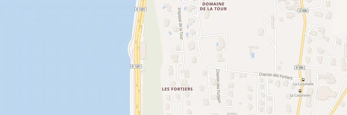 Plan du 160 Imp de la Tour à Tresserve