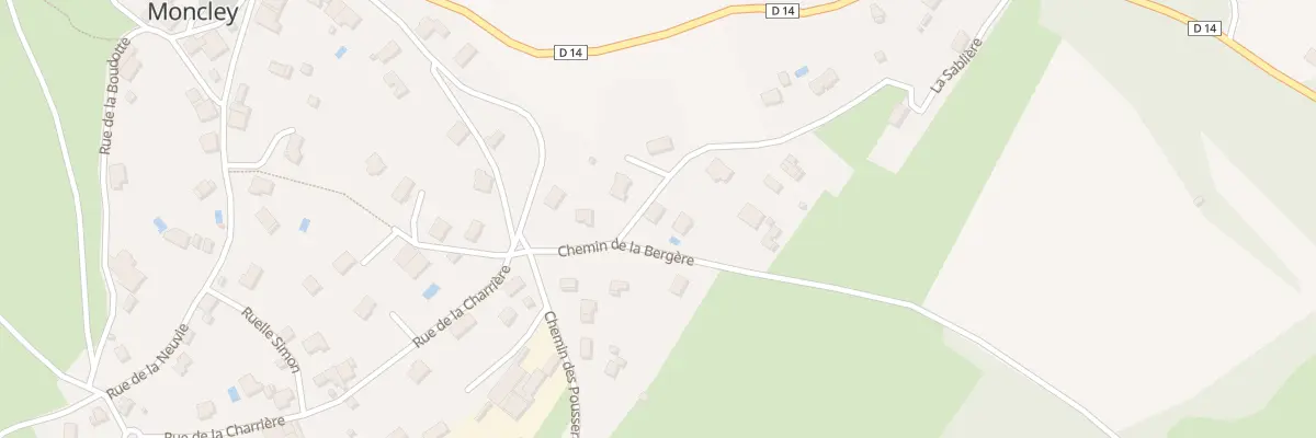 Plan du 2 Che des Grandes Vignes à Moncley