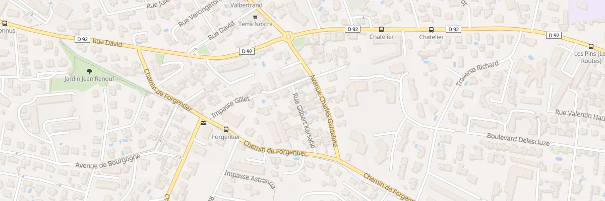 Plan du 9017 Rue Gilbert Kersaho à Toulon