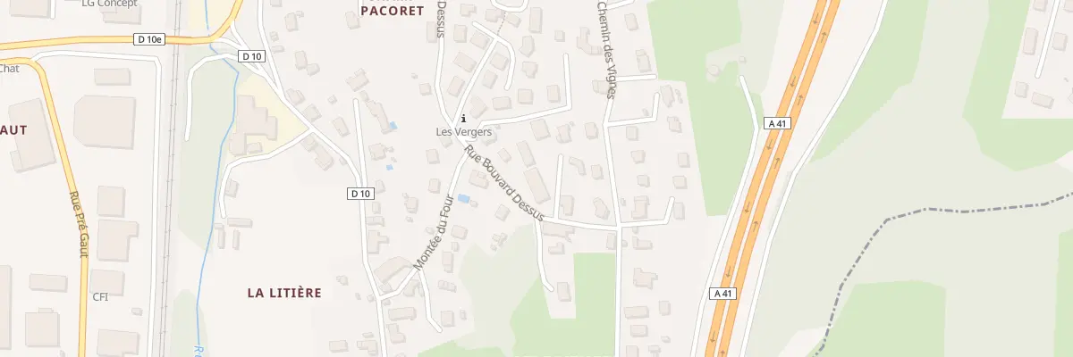 Plan du 497 Rue Bouvard Dessus à Voglans