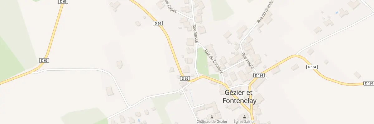 Plan du 3 Rue Basse à Gézier-et-Fontenelay