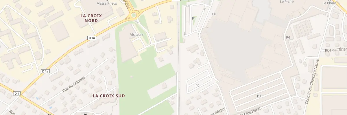 Plan du 397 Che des Champs Courts à Chambéry