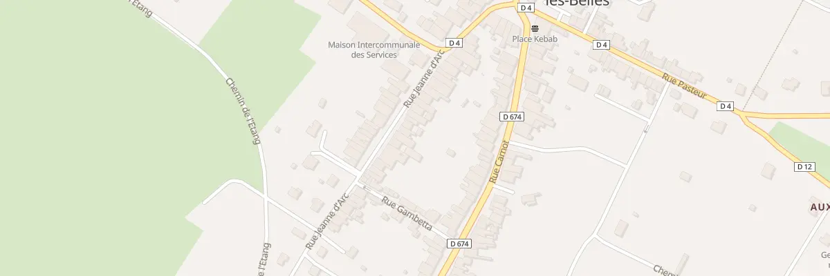 Plan du 31 Rue Jeanne d’Arc à Colombey-les-Belles