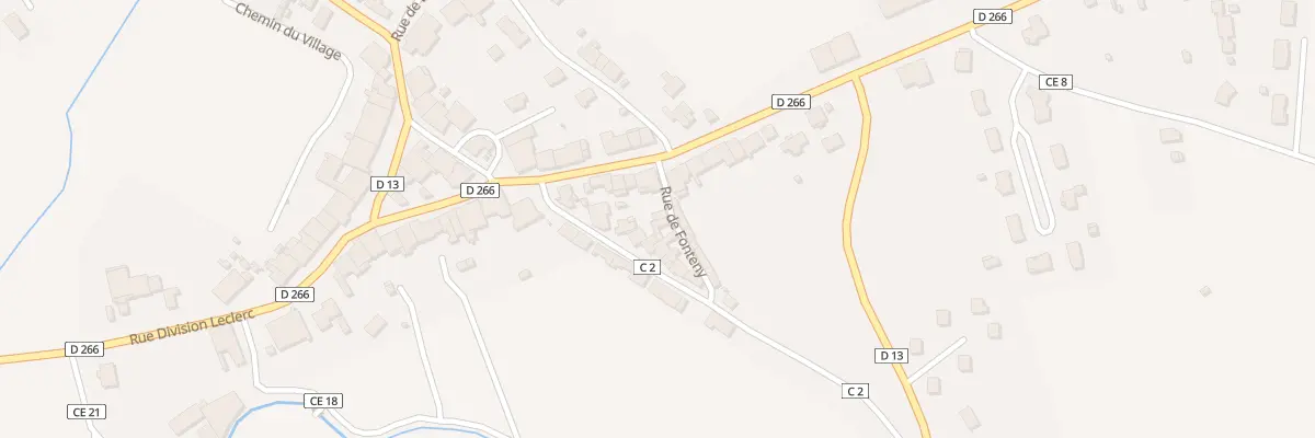 Plan du 40 Rue de Fonteny à Houécourt
