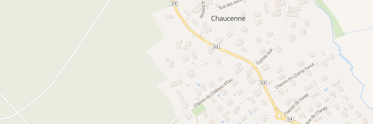Plan du 1B Chem des Sapins à Chaucenne