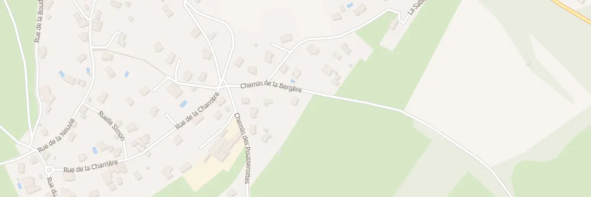 Plan du 2 Che de la Bergere à Moncley