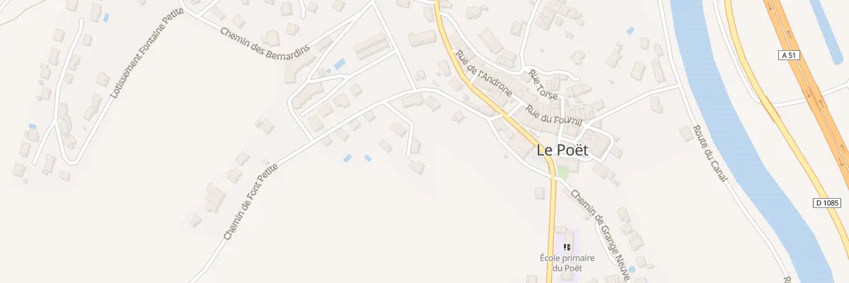 Plan du 5398F Pre La Done au Poët