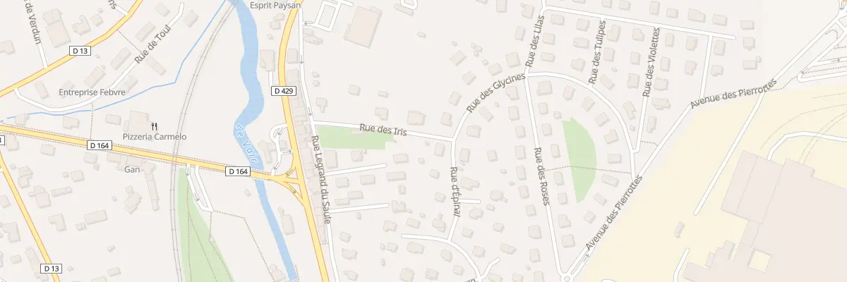 Plan du 118 Rue des Iris à Contrexéville