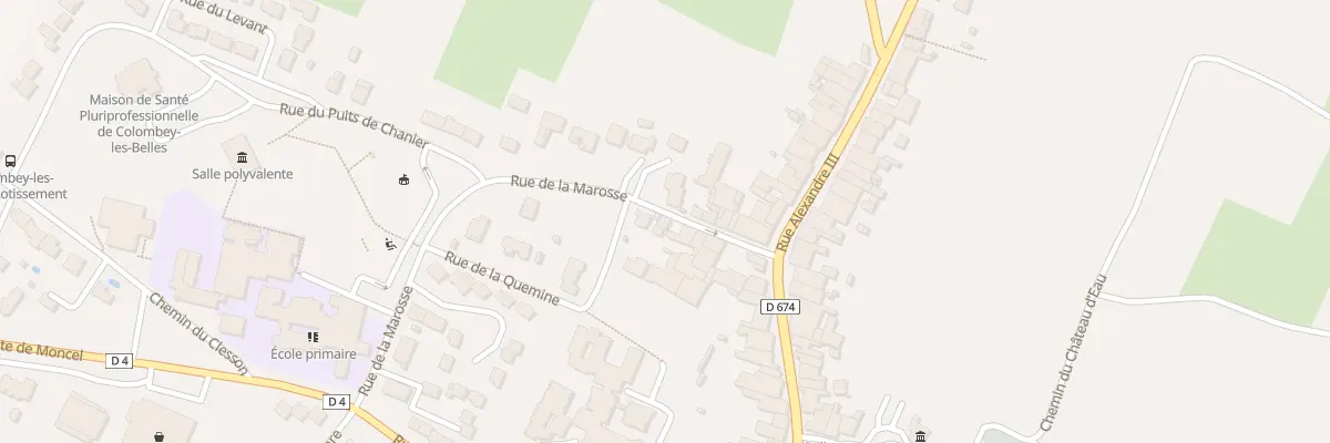 Plan du 5 Rue de la Marosse à Colombey-les-Belles