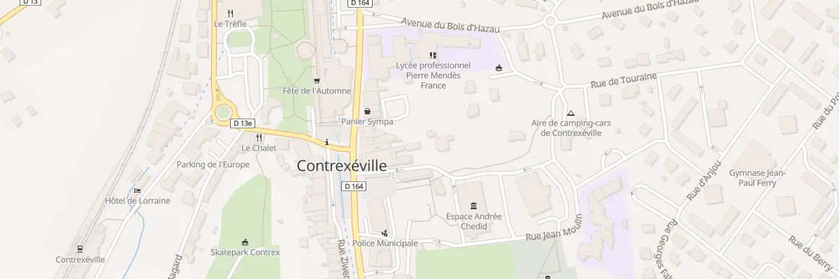 Plan du 5 Rue Gaston Thomson à Contrexéville