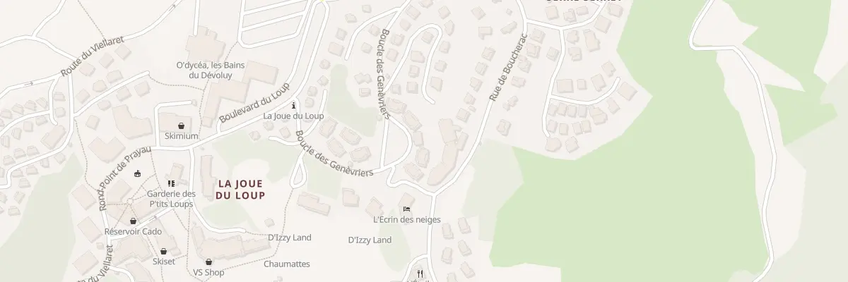 Plan du 23 Rue Boucle des Genevriers à Dévoluy
