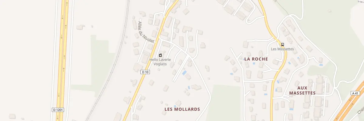 Plan du 96 Che de la Combe à Voglans